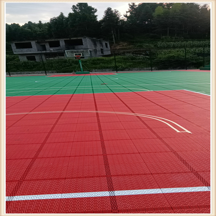 芜湖篮球场悬浮拼装地板案例